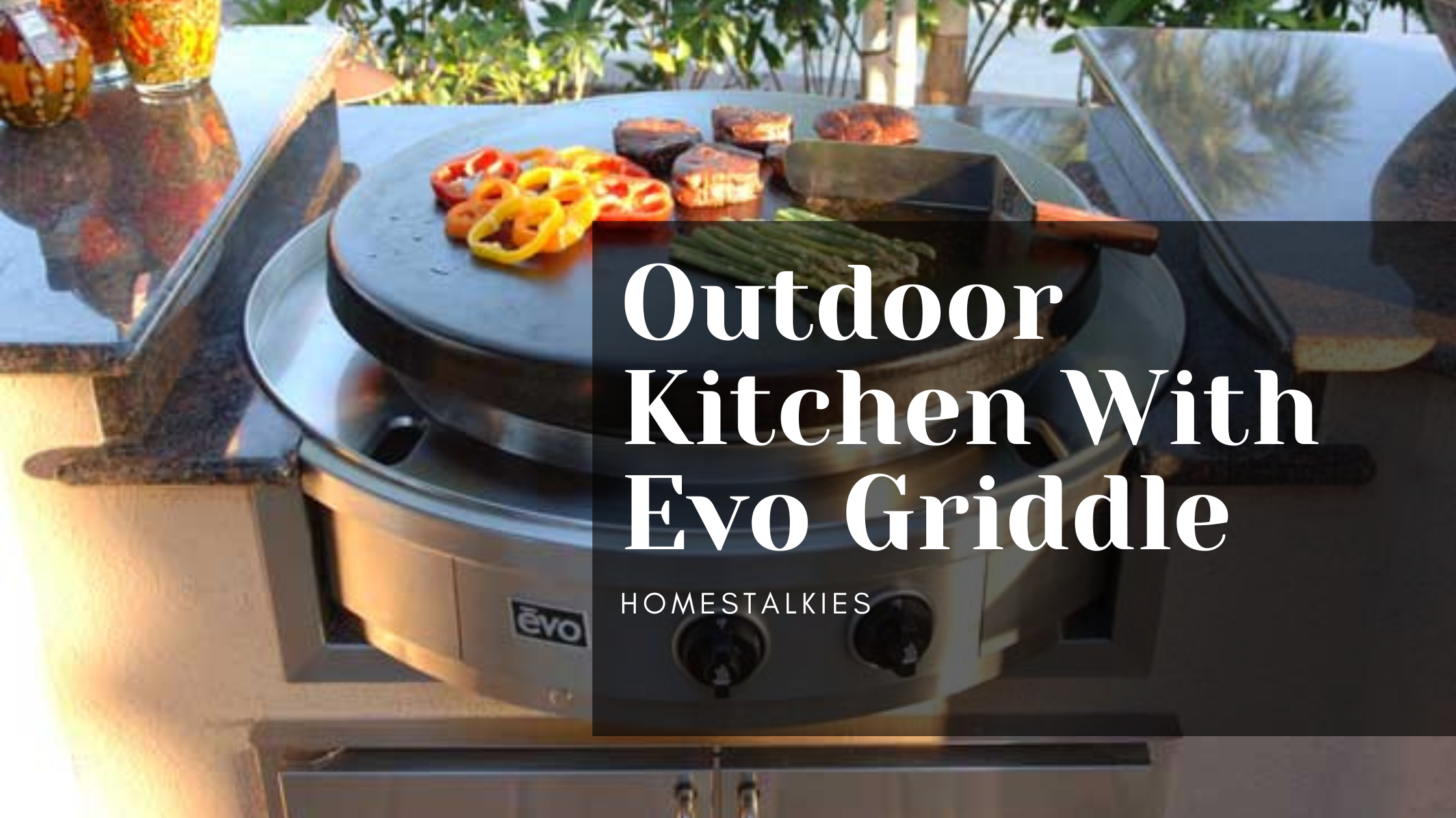 Outdoor Kitchen With Evo Griddle